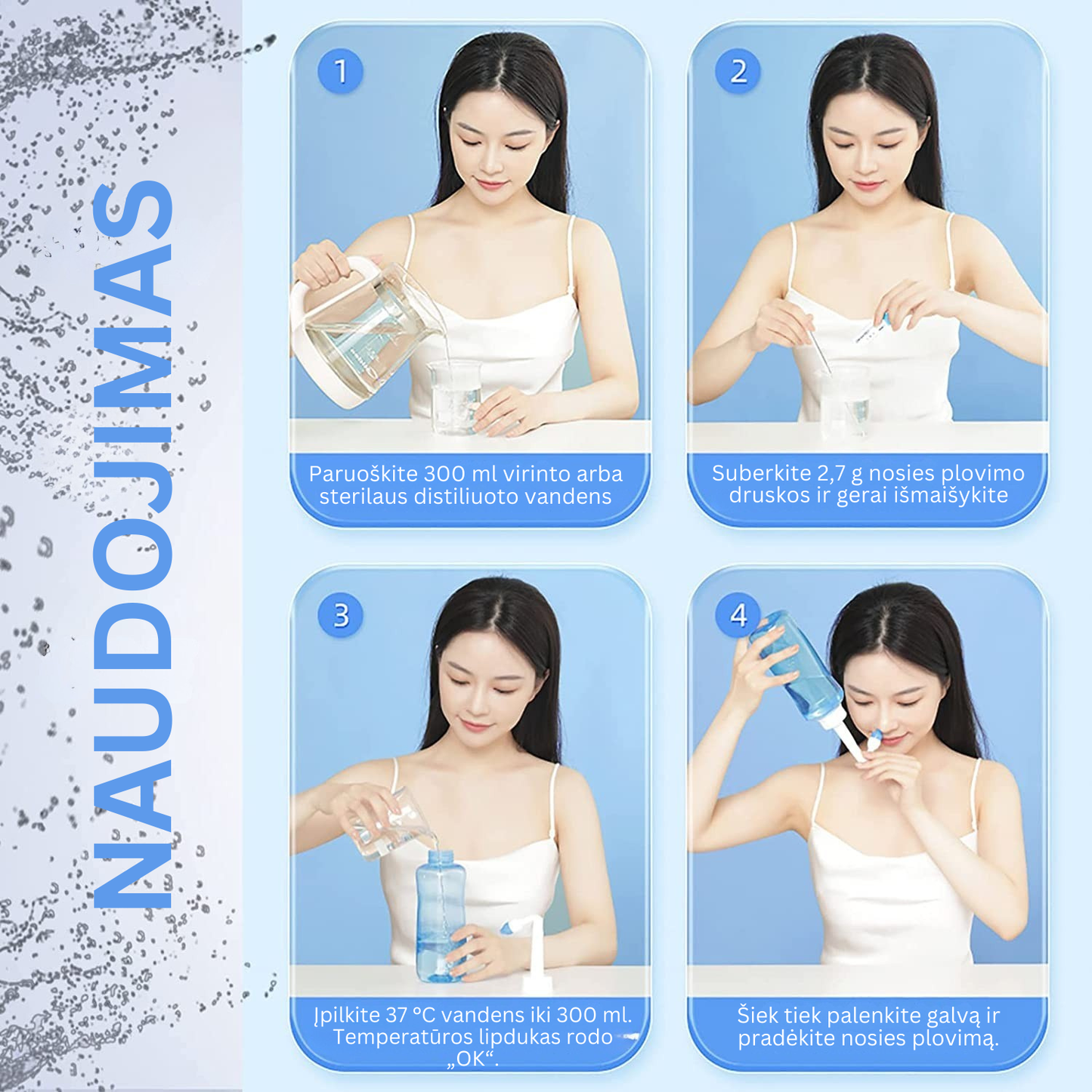 Nosies plovimo rinkinys