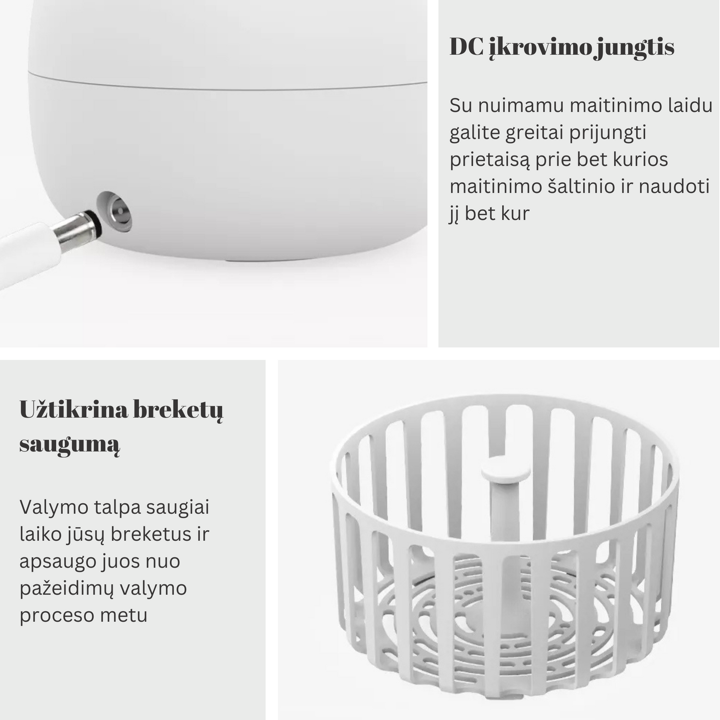 Ultragarsinė reikmenų valymo vonelė