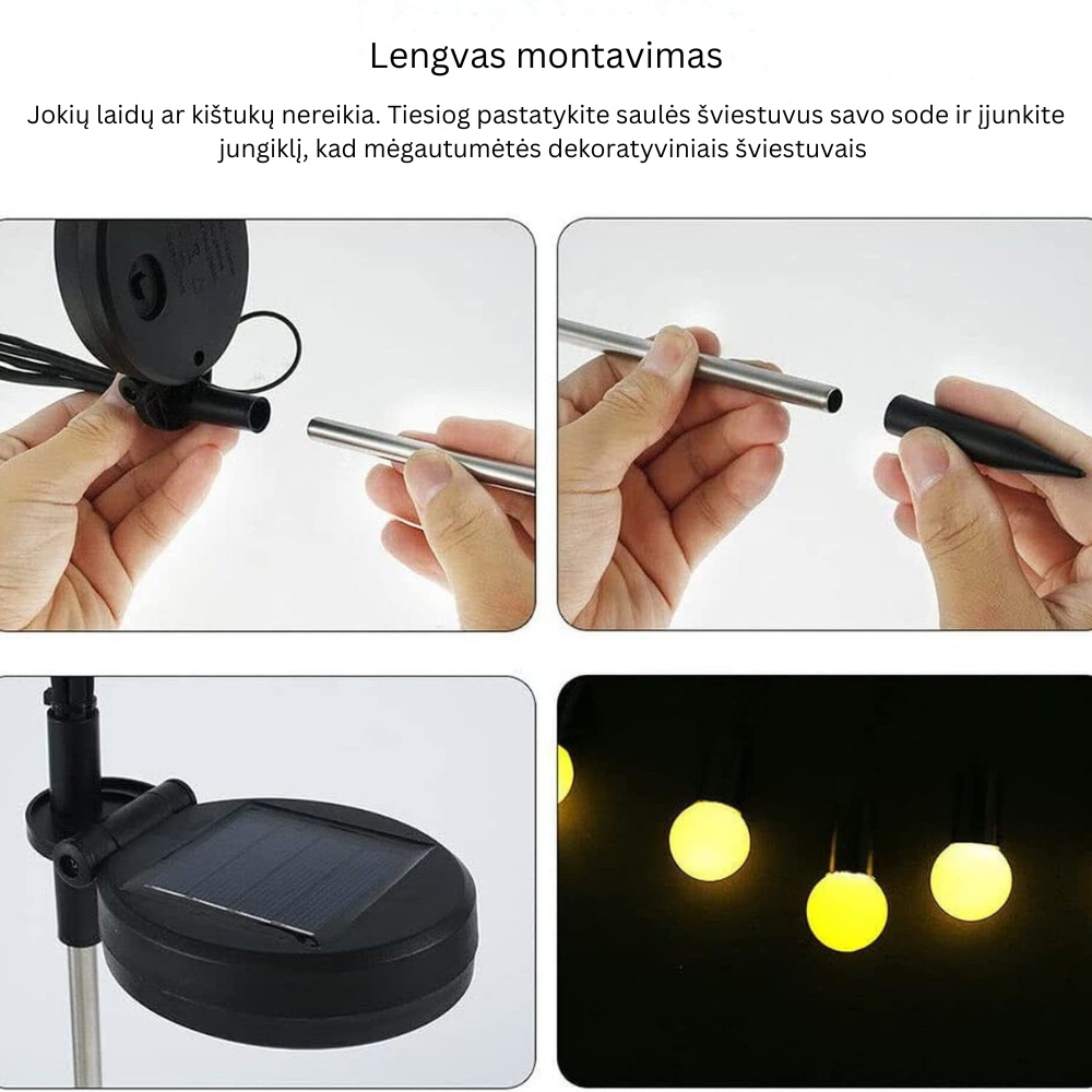 Lauko, sodo šviestuvas, 2 vnt.