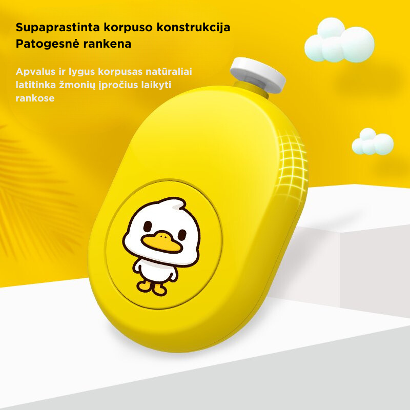 Vaikų/kūdikių elektrinė nagų priežiūros dildė