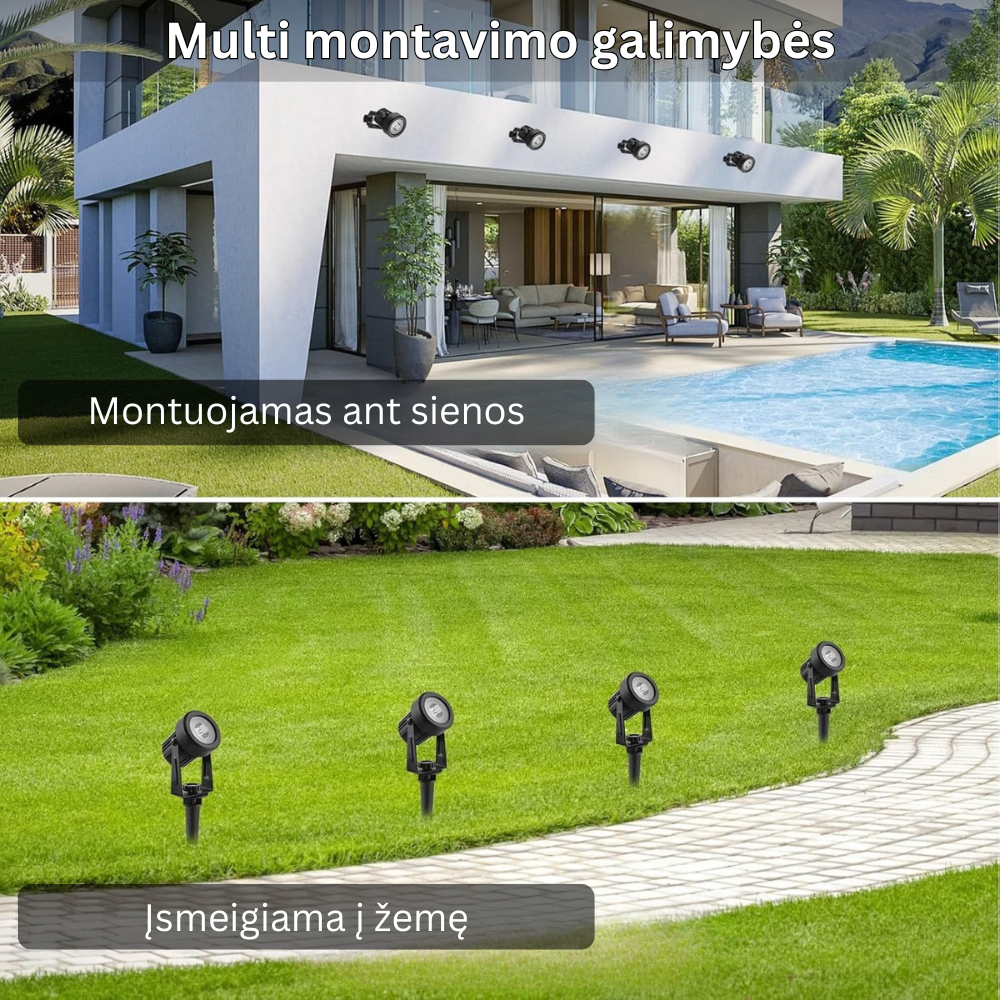 Lauko šviestuvas, 4vnt