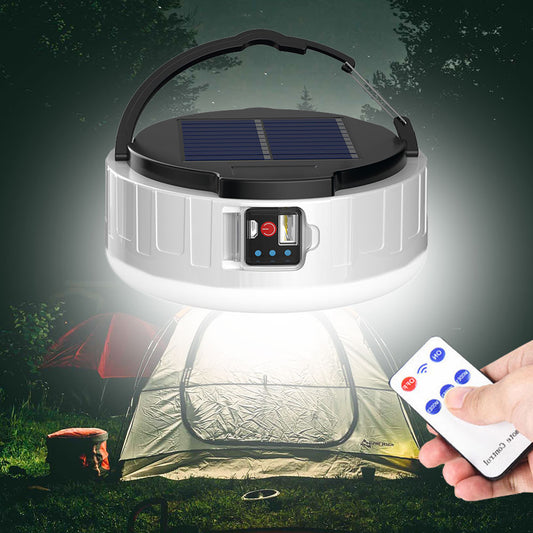 LED saulės pakraunamas turistinis žibintas