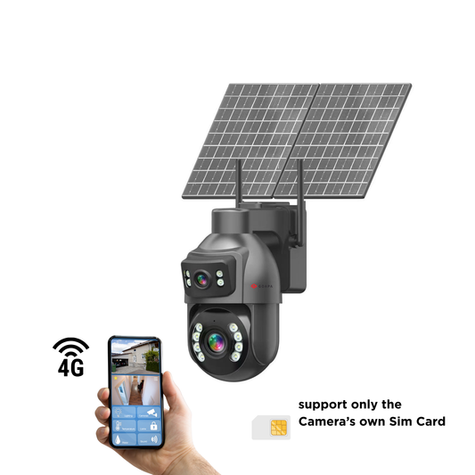 Vaizdo stebėjimo kamera su Sim kortele 4g ir saulės baterija