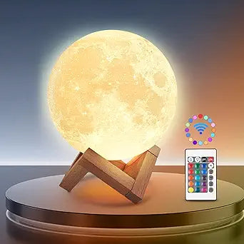 Mėnulio 3D Nakties Lempa Moon