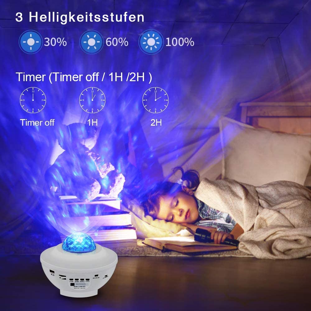 LED žvaigždžių projektorius RGB StarLight