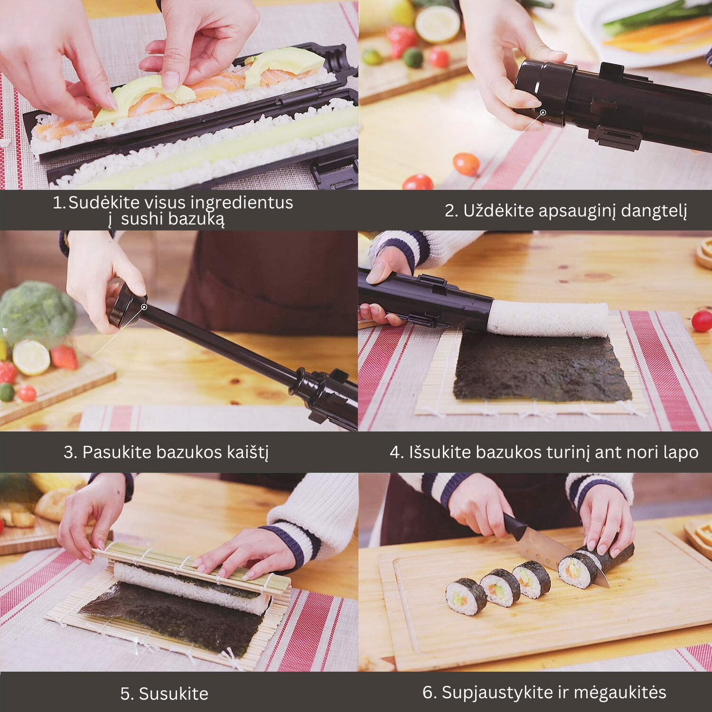 Sushi gaminimo rinkinys