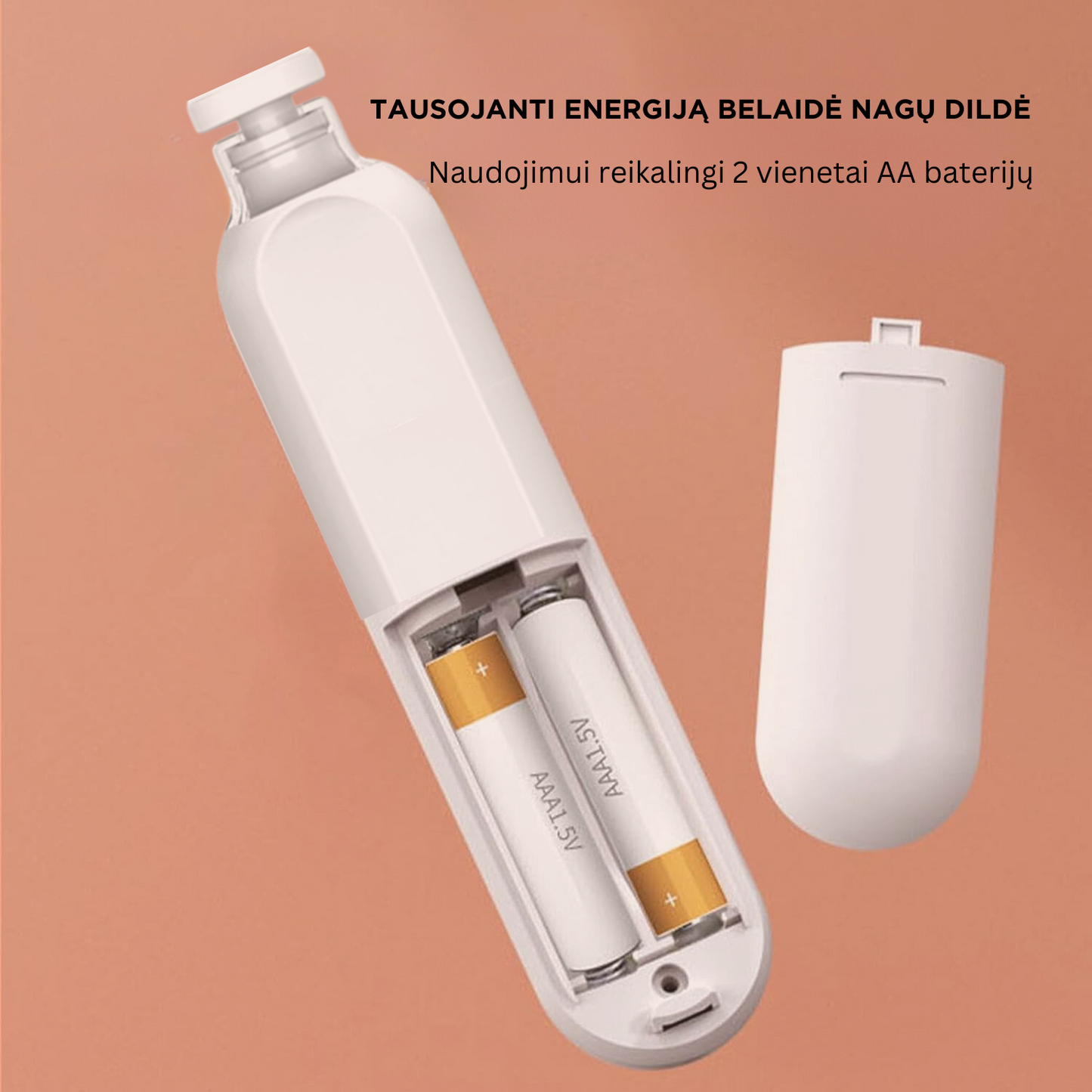 Vaikų/kūdikių elektrinė nagų priežiūros dildė