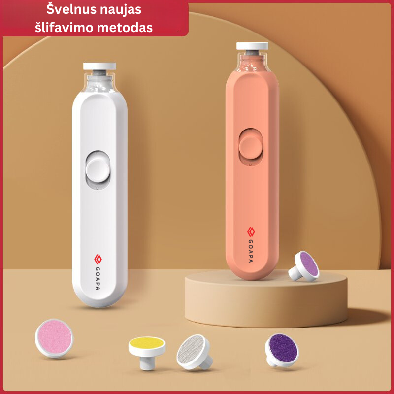 Vaikų/kūdikių elektrinė nagų priežiūros dildė