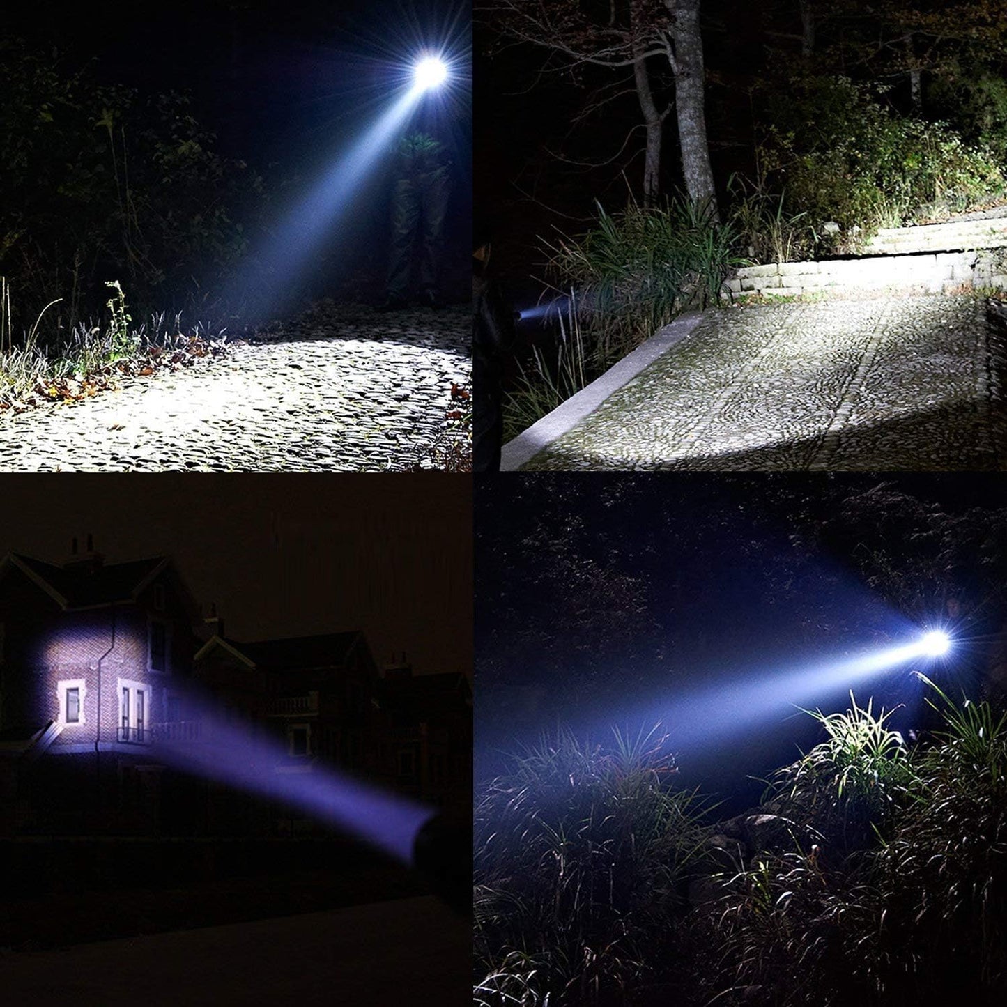 Taktinis LED žibintuvėlis, prožektorius